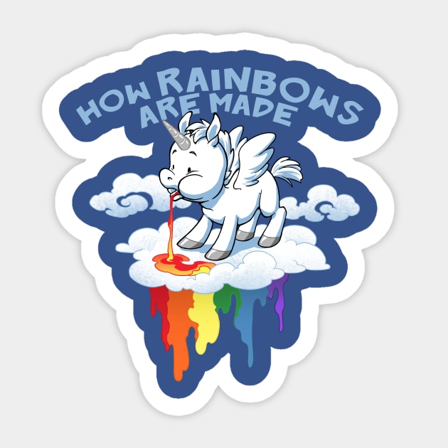 The Origin of Rainbows Sticker by Dooomcat